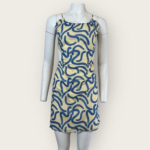 NWT | Charlie Holiday | Jenna Mini Dress | Blue Swirl | US 10 || XL - Picture 2 of 16